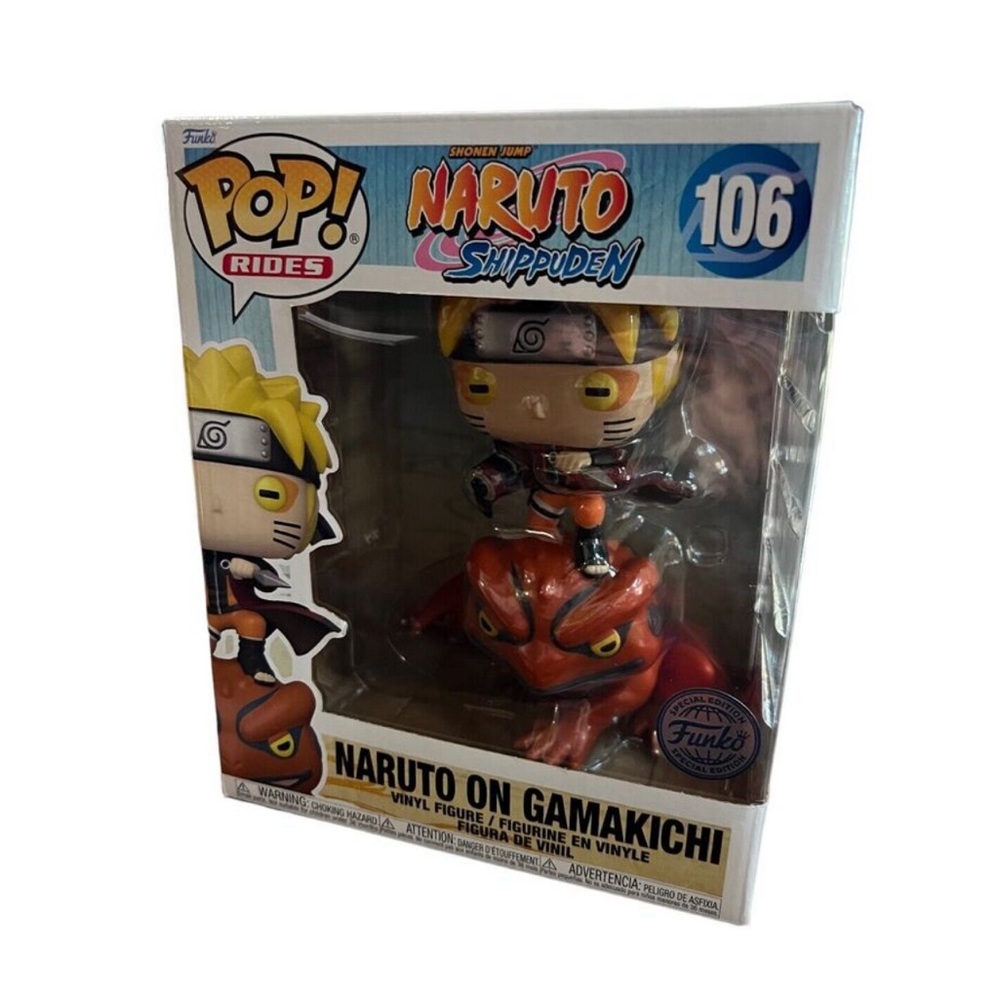 Naruto on Gamakichi Hot Topic Exclusive Funko Pop NIB
